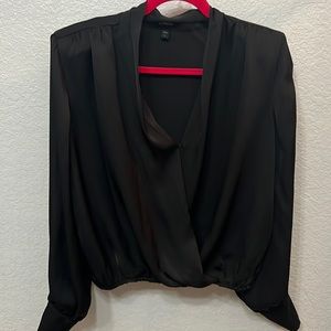 Flowy black blouse